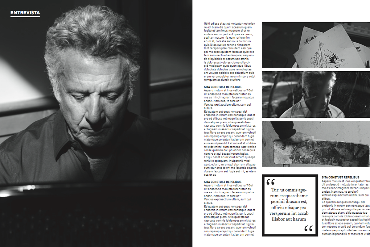 Magazine template, a Magazine Template by Cristian Villegas Studio (Photo 9 of 27)