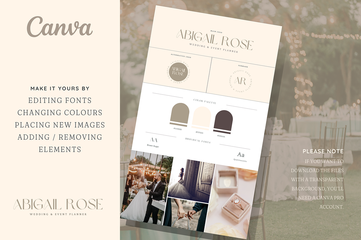 CANVA Logo, Brand board & Socials, a Branding & Logo Template by So Darling Studio (Photo 3 of 8)