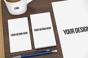 Modern Stationery Mock Up, a Mockup by Shahjhan (Thumbnail 5 of 5)