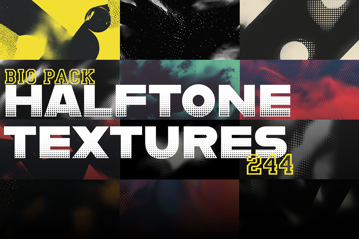 BIG PACK — 244 Halftone Textures, a Graphic by Debar's Shop (Photo 1 of 5)