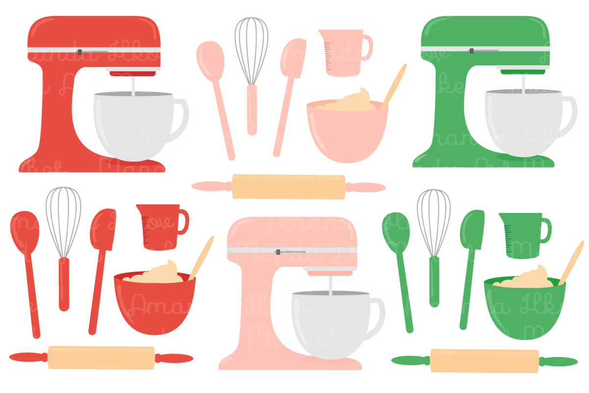 Cherry Bomb Baking Clipart & Vectors, an Illustration by Amanda Ilkov (Photo 3 of 4)