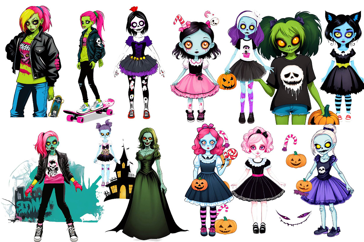 Halloween Girl Clipart, an Icon by Wow Magic (Photo 2 of 5)