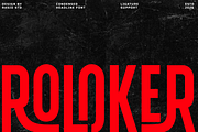 Roloker Condensed Headline Font, a Sans Serif Font by Rasio Studio (Thumbnail 1 of 9)