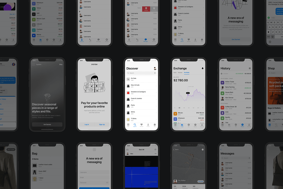 Design Cell UI Kit, an UI Kit Template by Craftwork