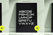 THE EXTENDED FONT, a Font by THE BOLD FONT. (Thumbnail 2 of 9)