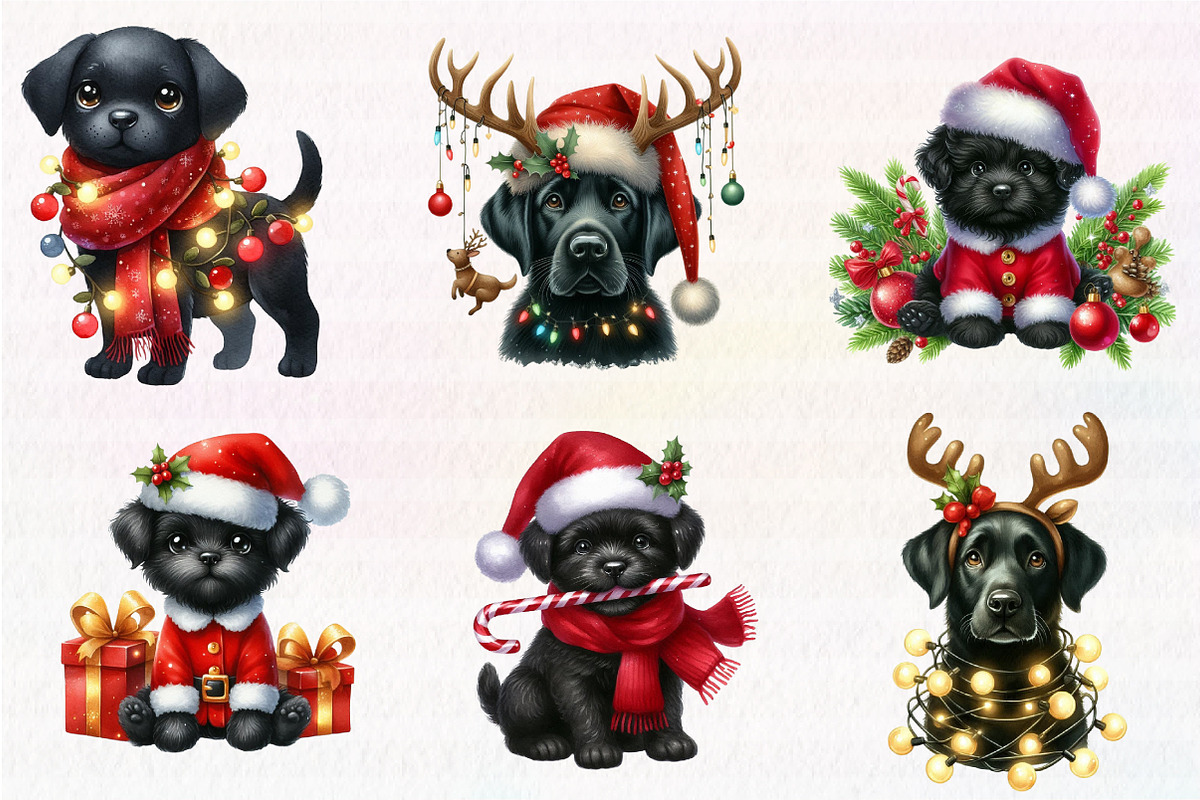 Funny Christmas ,Animal Christmas, an Illustration by CreationArt (Photo 3 of 5)