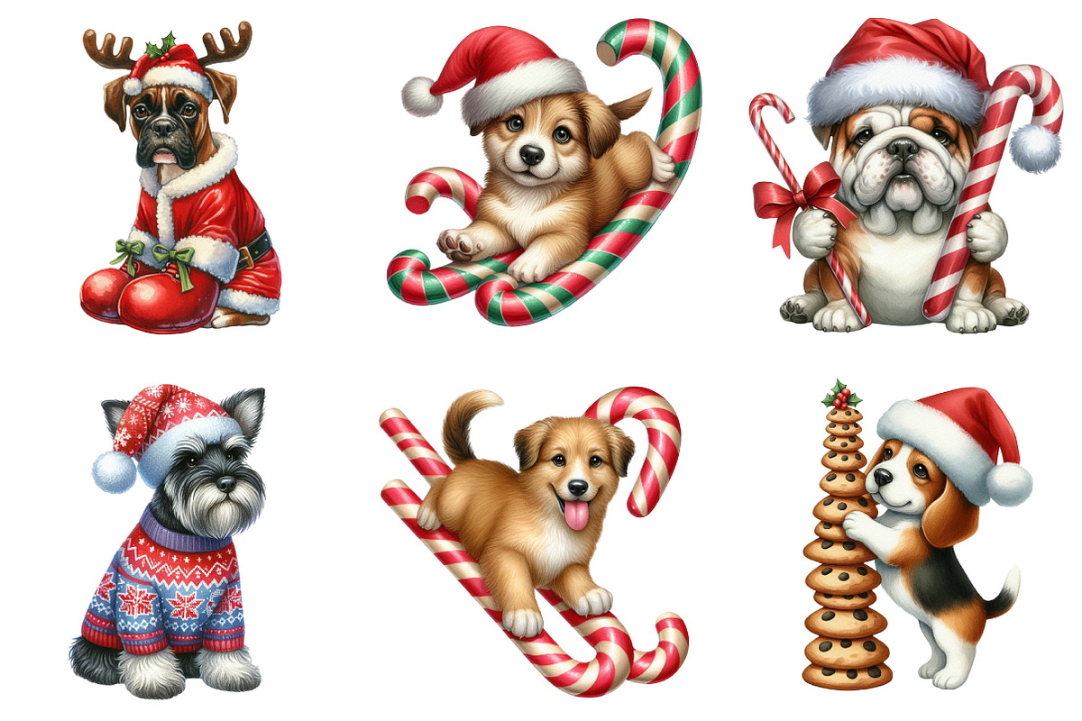 Quirky Christmas Dog Sublimation, a Graphic by CitraGraphics (Photo 3 of 3)