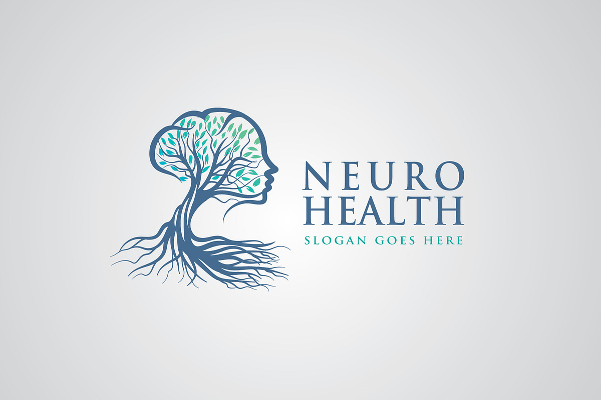 neuro health tree logo, a Branding & Logo Template by Mariyana (Photo 1 of 4)