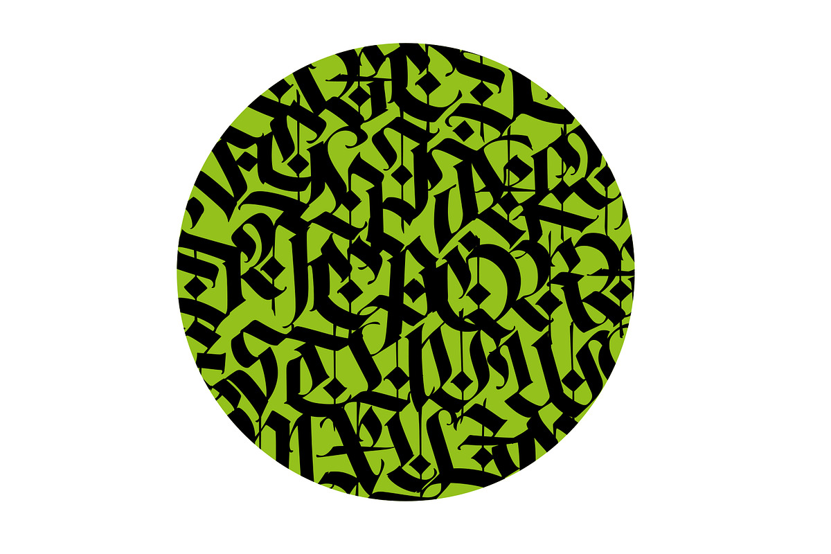 Gothic vector letters, an Object Graphic by GeekClick (Photo 5 of 7)
