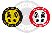 Covid19 Floor graphics, a Graphic by mesblanc (Thumbnail 1 of 4)