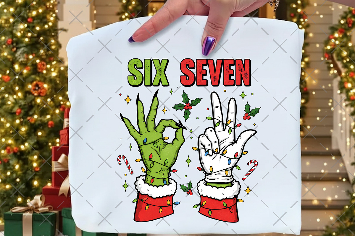 Trending Six Seven Meme Funny Christ, an Illustration by Craft Nest (Photo 2 of 5)