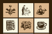 Vintage Restaurant Illustration Set, a Person Illustration by Prosymbols (Thumbnail 10 of 10)