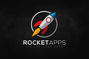 Rocket Apps Logo, a Branding & Logo Template by Maximum Designstudio (Thumbnail 2 of 3)