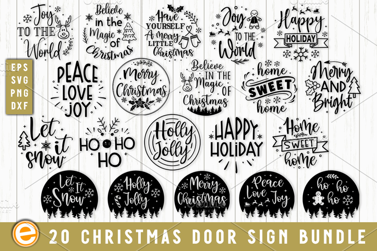Hand Lettered SVG Cut File Bundle, a Pattern Graphic by Etcify (Photo 1 of 4)