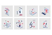 240 Isometric Icons, an Icon by alexdndz (Thumbnail 3 of 31)