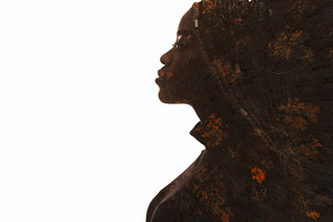 Environment mindfulness nature silhouette face, a Person Photo by Photo Drive Studio