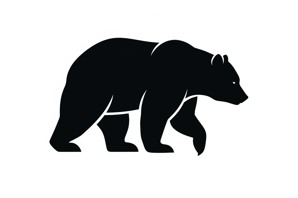 Nature Wildlife Bear Silhouette Bund, an Illustration by Designs_River (Photo 19 of 51)