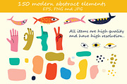 150+ Abstract graphic illustrations, a Decorative Illustration by Virinaflora (Thumbnail 5 of 15)