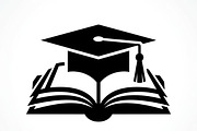 50 Graduation Cap and Book, an Education Illustration by Amazin_art (Thumbnail 2 of 28)