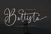Battista, a Script Font by PollemSt (Thumbnail 2 of 10)