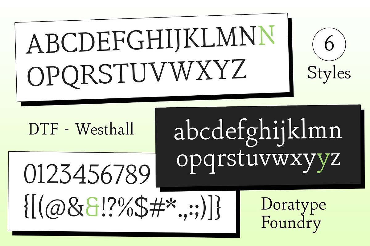 DTF Westhall, a Serif Font by Dora Typefoundry (Photo 10 of 12)