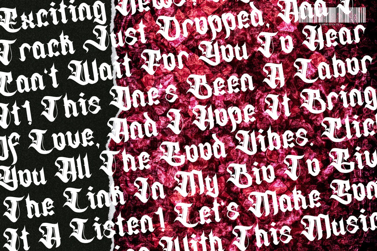 Lactoms - Modern Blackletter Font, a Blackletter Font by Dhabee (Photo 9 of 15)