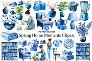 Spring Home Moments Clipart, an Illustration by Designworld (Thumbnail 1 of 5)