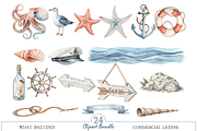 Under the Sea Marine Animals Clipart, an Illustration by MockupWizard (Thumbnail 3 of 5)