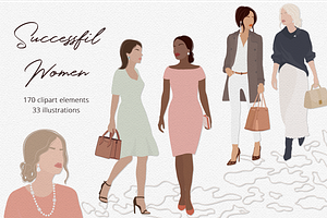 Successful Women Part1 Illustrations
