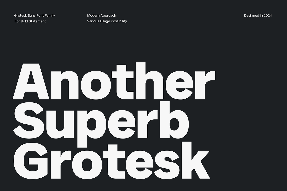 Binoma; Grotesk Font Family, a Sans Serif Font by Eko Bimantara (Photo 2 of 14)
