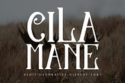Cilamane Serif Decorative Display, a Serif Font by Maulana Creative (Thumbnail 1 of 7)