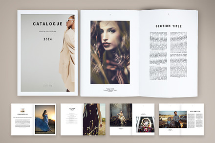 Minimal Catalog, a Print Template by McLittle Stock