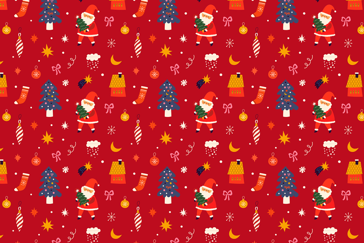 Cute Christmas collection, a Seasonal Illustration by MoleskoStudio (Photo 23 of 30)