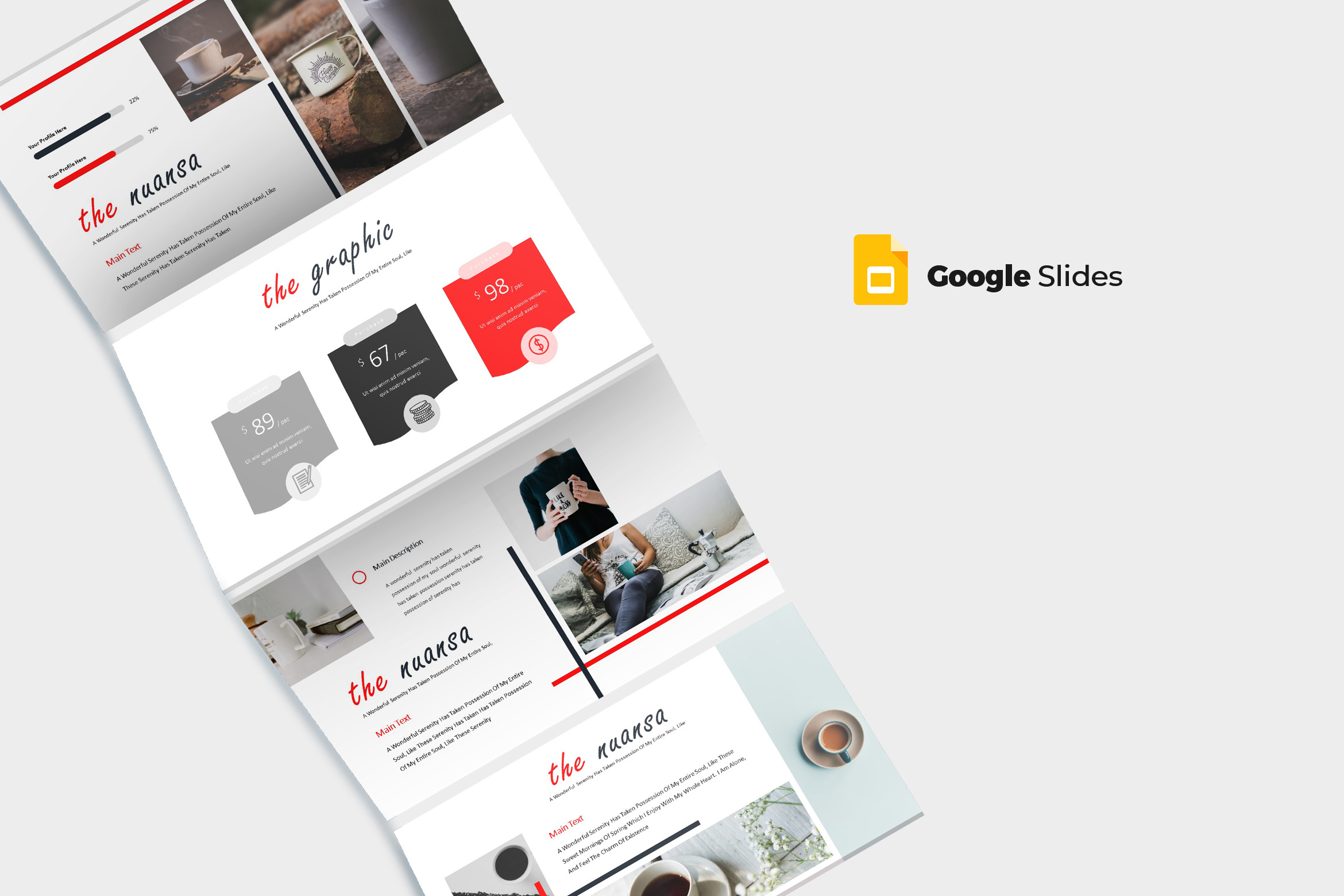 Nuansa - Google Slides Template, a Presentation Template by AQR Studio