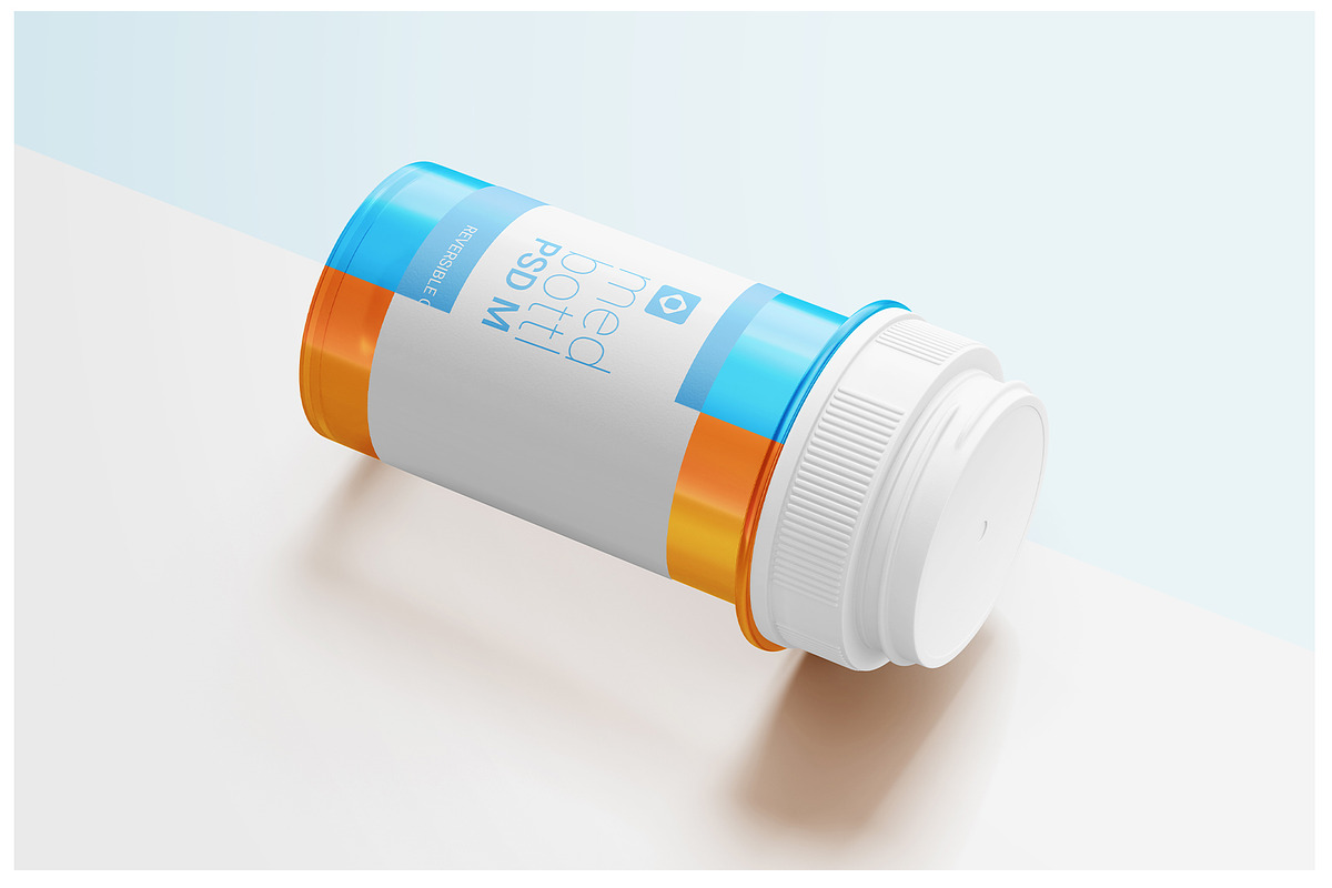 Medicine Plastic Bottle Mockup Set, a Packaging Mockup by Remnand Studio (Photo 10 of 10)