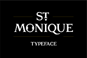 St. Monique Typeface, a Serif Font by abcccccccccccccc (Thumbnail 1 of 5)