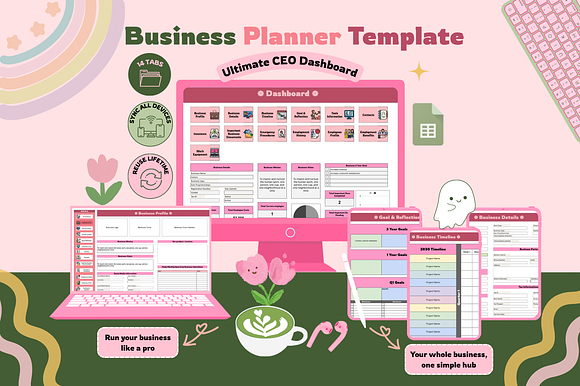 CEO Business Planner Spreadsheet preview 6