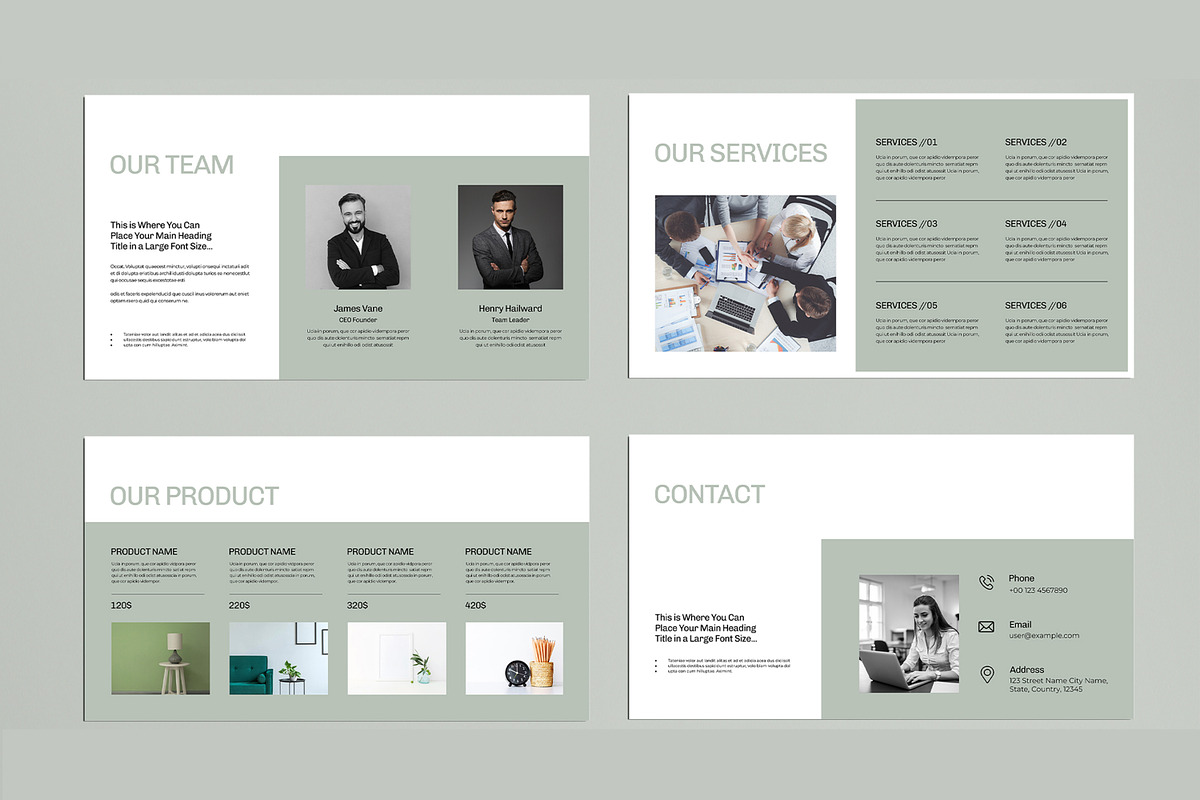 Investor Deck Presentation Template, a Presentation Template by MightyDesign (Photo 5 of 8)