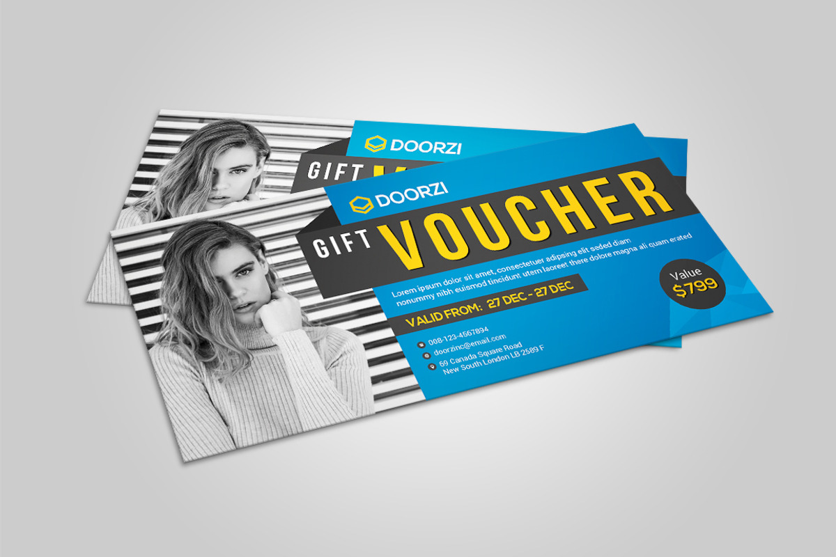 Gift Voucher, a Card Template by Orcshape Studio (Photo 2 of 3)
