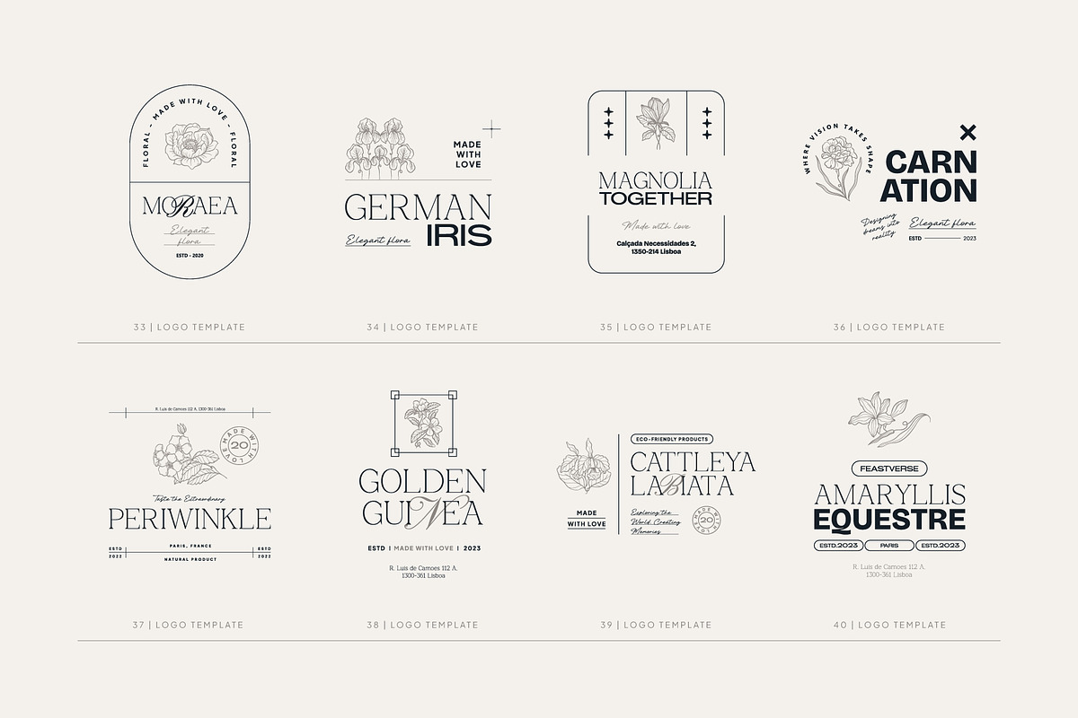 Elegant Floral | Logo Kit, a Branding & Logo Template by KetteCreate (Photo 16 of 23)