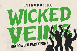 Wicked Veins – Halloween Font