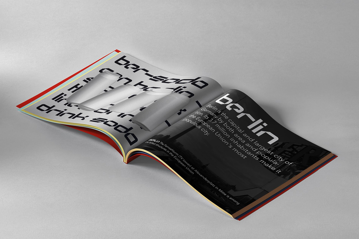 Berlin, a Sans Serif Font by Bogdan Rosu (Photo 3 of 16)