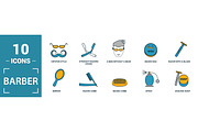 Barber Two Color Icon Set, an Object Graphic by Aimagenarium@gmail.com (Thumbnail 3 of 3)