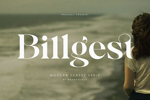 Billgest || Modern Classy Serif, a Serif Font by BrandSemut
