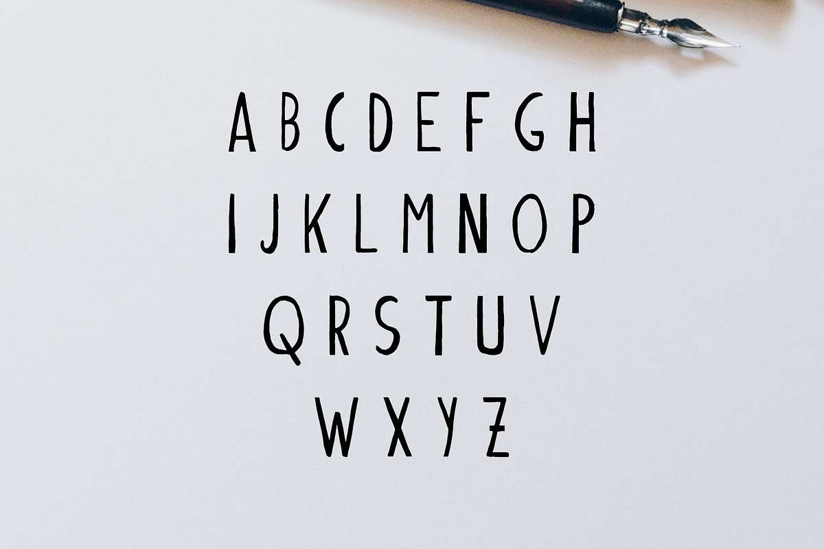 Talissa A Handmade Font preview 2