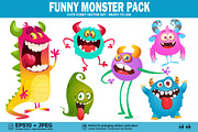 Cupcake Critters - 6 Cute Monsters, a Decorative Illustration by D R A W K M A N (Thumbnail 1 of 4)