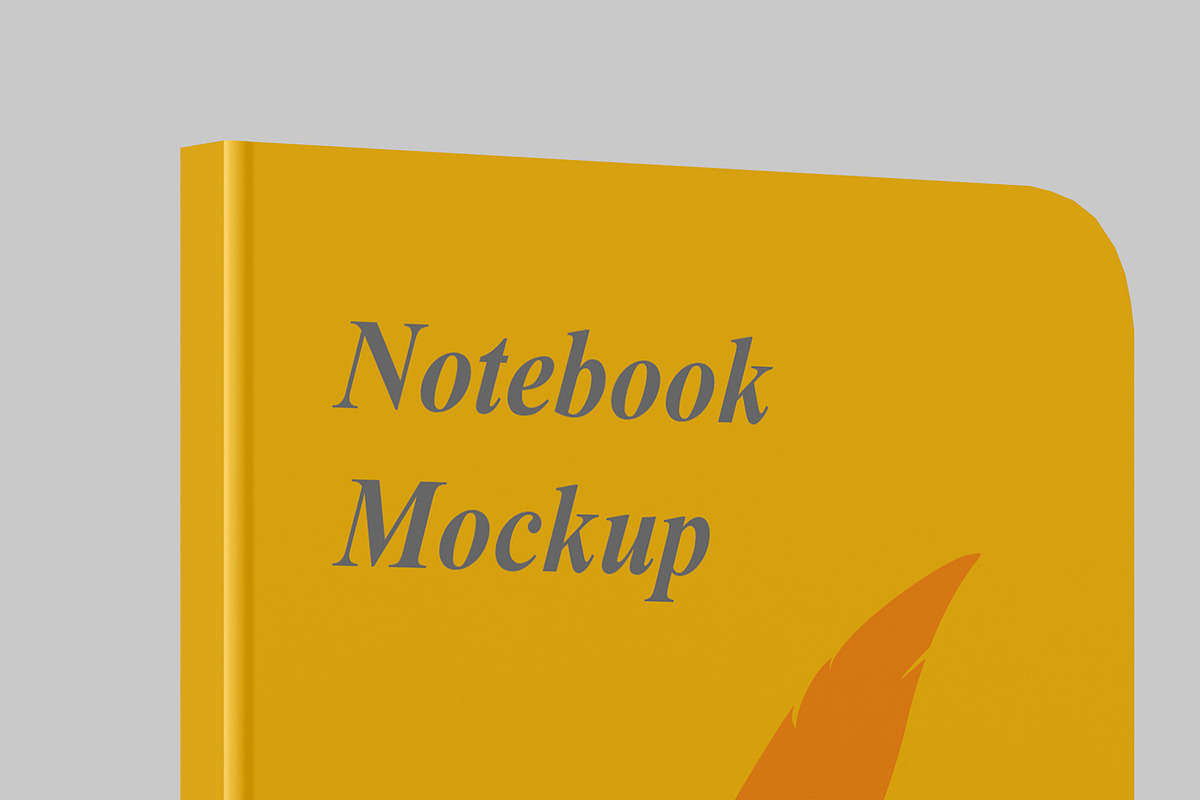 Notebook Mockup - 6 views, a Product Mockup by Illusiongraphic (Photo 16 of 20)
