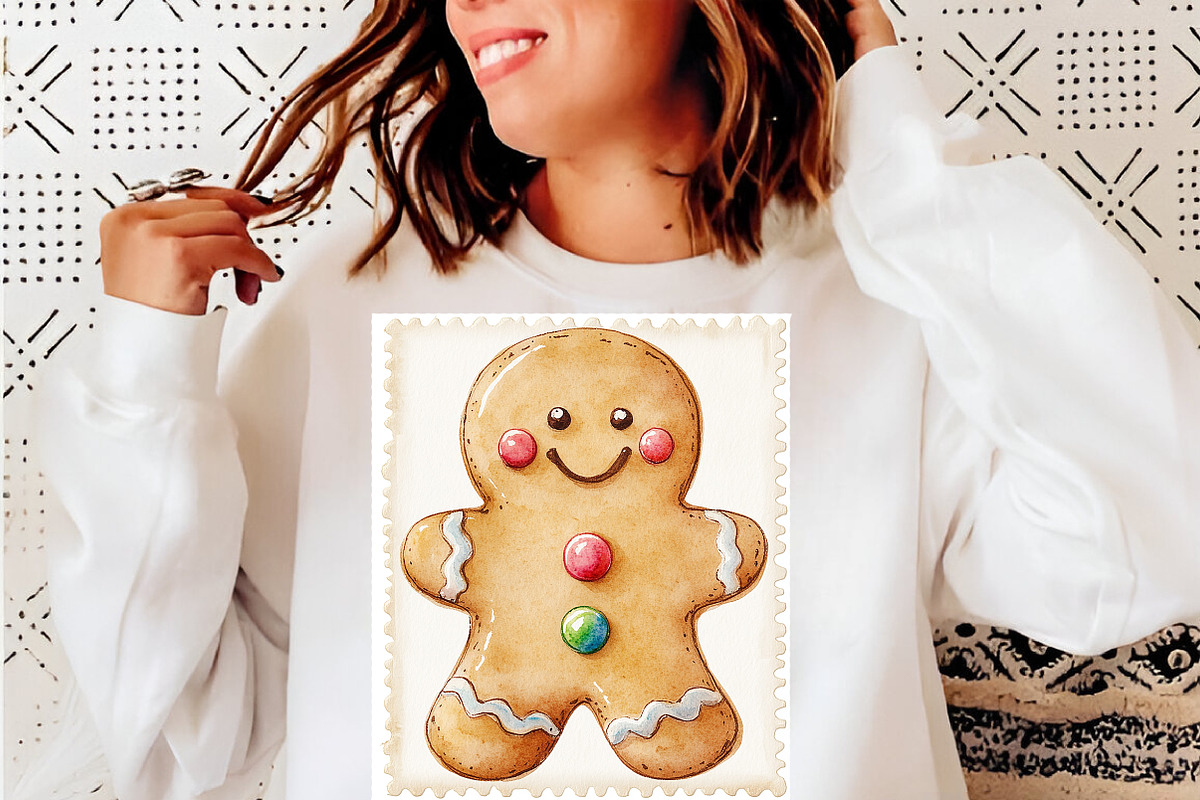 Christmas Stamp Clipart, a Transportation Illustration by SinaCreation (Photo 8 of 9)