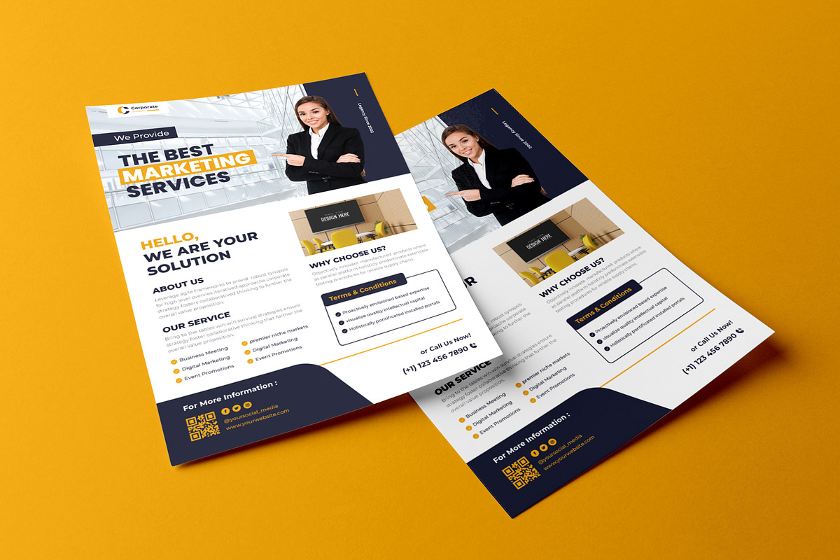 Corporate Flyer Template, a Flyer Template by VictorThemes