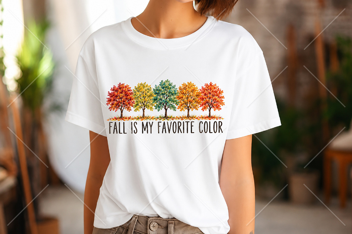 Fall is My Favorite Color PNG Tshirt, a Seasonal Illustration by Canvas Craft (Photo 4 of 6)